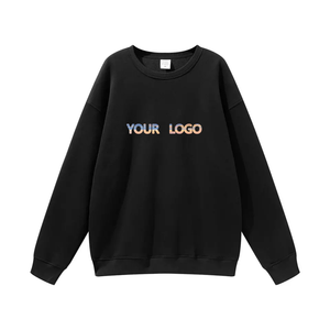 100% sweat-shirt en coton respirant conception de logo personnalisé prix de gros de haute qualité adultes pantalons de survêtement sur mesure motif d'impression - Product Image 2