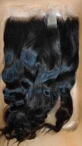 Paquet de cheveux indiens bruts de cuticule alaignHair, 100% extensions de cheveux humains, vendeurs de cheveux bruts de vague naturelle de cheveux indiens vierges - Product Image 3