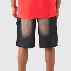 กางเกงขาสั้นผู้ชายผ้าเฟรนช์เทอร์รี่กางเกงว่ายน้ำผ้าฝ้ายรุ่นเฮฟวีเวตกางเกงขาสั้นสำหรับผู้ชาย - Product Image 4