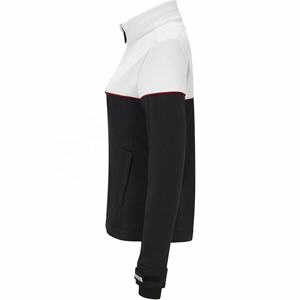New Arrival High Quality Customized Design <b>Black</b> and <b>White</b> Softshell Breathable Women Jacket - Product Image 2