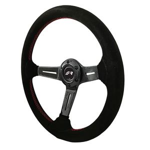 Volante per Auto in Pelle Scamosciata Tommi Sports - Product Image 1