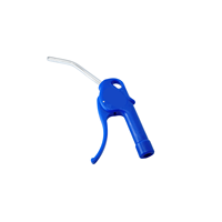 Pistolet à air industriel à volume élevé, poignée en plastique et métal durable, buse de 130 mm, pression de 15 kg, personnalisable OEM, anti-poussière