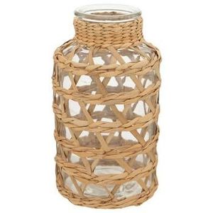 Cesta de algas marinas interior tejida a mano con asa de hierro Cesta de lavandería grande Maceta Macetas Cesta Material de hierba marina - Product Image 4