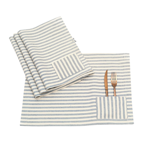 Jute Half White Pearls Embeded Trendy Cotton <b>Placemat</b> 34x46cm Strong Weave Dining Table Mat GOTS Certified India Export Quality - Product Image 5