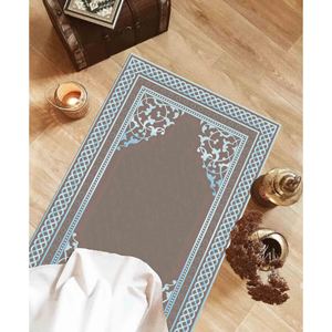 Alfombra Decorativa con Estampado de Mezquita: Elegante Alfombra de Oración con Estampado, Regalo Musulmán, Alfombra Delgada No Tejida - Product Image 1