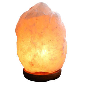 โคมไฟเกลือหิมาลัยทรงธรรมชาติสีขาวโคมไฟหลากสี - Product Image 5