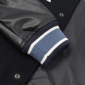 Chaqueta de béisbol de satén de poliéster 100% bordada personalizada, bombardero universitario de lona, diseño de Letterman universitario, satén de béisbol - Product Image 5