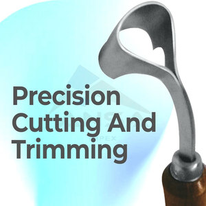 Couteau à sabot allemand Super pointu de qualité supérieure manche en bois marron outil de maréchal-ferrant professionnel pour l'entretien des sabots - Product Image 3