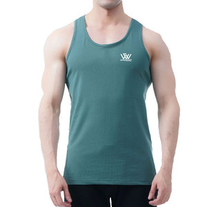 เสื้อกล้ามออกกำลังกายผู้ชายสีพื้น - Product Image 1