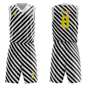 Traje de uniforme de baloncesto deportivo Tejido ligero que absorbe la humedad Ideal para sesiones de entrenamiento de juego activo y juegos de equipo - Product Image 4