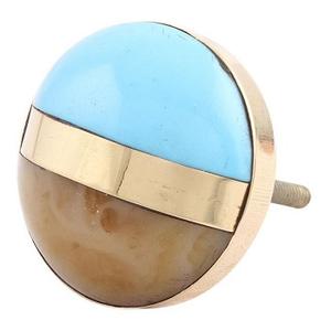 Articles de boutons en résine de bois faits à la main de luxe de la meilleure qualité Accessoires de quincaillerie en pierre et boutons de porte en bois naturel fabriqués en Inde - Product Image 6