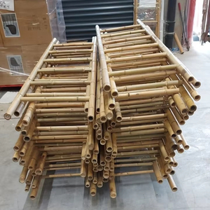 บันไดไม้ไผ่งานแฮนด์เมดสำหรับตกแต่งสวนราคาประหยัด - Product Image 1