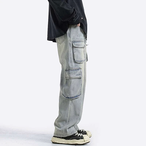 Pantalones Deportivos con Lavado Ácido al por Mayor, Pantalones Deportivos de Alta Calidad para Hombre con Bolsillos, Pantalones Deportivos con Logotipo Personalizado para Hombre - Product Image 4