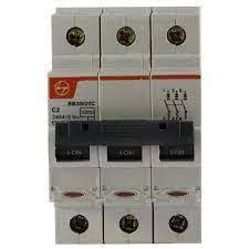 Disjoncteur électrique Mcb BB30160C Disjoncteurs miniatures 3 pôles 16 A Commutateur compact à charge de courant nominal - Product Image 4
