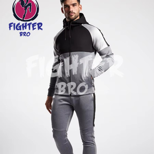 Sweat à capuche zippé 100% coton pour homme Style pull à imprimé bouffant personnalisé pour la saison d'automne - Product Image 1