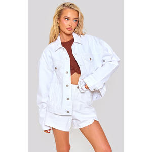 Veste décontractée pour femme, personnalisable avec logo brodé, réversible, en tricot respirant, coupe ample mi-longue, taille XL, pour l'hiver - Product Image 1