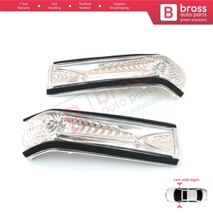 BSP908 2 ชิ้น ไฟเลี้ยวกระจกมองข้างสีขาว รุ่น R+L 71765449 71765377 สำหรับ Doblo 2 Combo D - Product Image 3