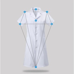 Scrub Uniforms Clothes Women Zipper Opening Scrub Coat Round Collar Cotton Nursing Uniform Spa Workwear <b>Doctor</b> Overalls Vet - Product Image 5