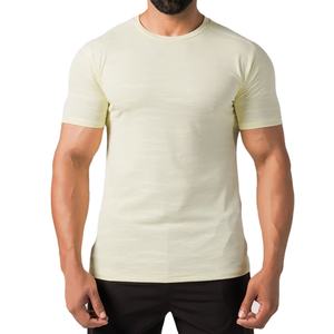 Camiseta Deportiva de Moda para Gimnasio, 100% Algodón, Ecológica, Transpirable, de Manga Corta, Corte Regular y Elástica - Product Image 1