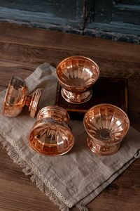 Polished Round Copper Serving Bowl with Hammered Detailing Luxury Design for Stylish <b>Table</b> Presentation and Party Use - Product Image 5