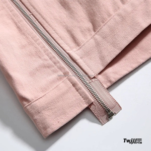เสื้อแจ็คเก็ตมอเตอร์ไซค์ผ้าแคนวาสทรงทันสมัยสำหรับผู้ชาย OEM Twillsports ผลิตจากผ้าฝ้ายออร์แกนิค 100% กันลม ระบายอากาศได้ดี ปิดด้วยซิป พร้อมโลโก้แบบกำหนดเอง - Product Image 5