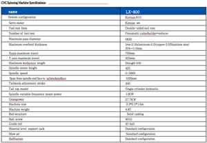 Machine de fabrication d'ustensiles de cuisine en aluminium, baril en aluminium rotatif, machine à filer CNC. - Product Image 4