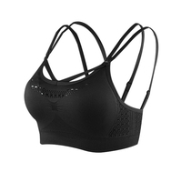Bra Olahraga Tanpa Tali Belakang Seamless High Support Longline Empat Arah Peregangan Ringan Bernapas Ukuran Besar New Best Energy Plus Size untuk Wanita