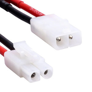 Adaptateur de prise en T vers Big White <span class=keywords><strong>Tamiya</strong></span> Connector 14AWG Fil de câble en silicone pour voitures RC Lipo NiMH Battery Charging ESC Connection - Product Image 4