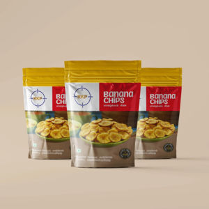 Pochettes à fermeture éclair debout laminées mat |   Sac d'emballage pour chips de pommes de terre - Product Image 1