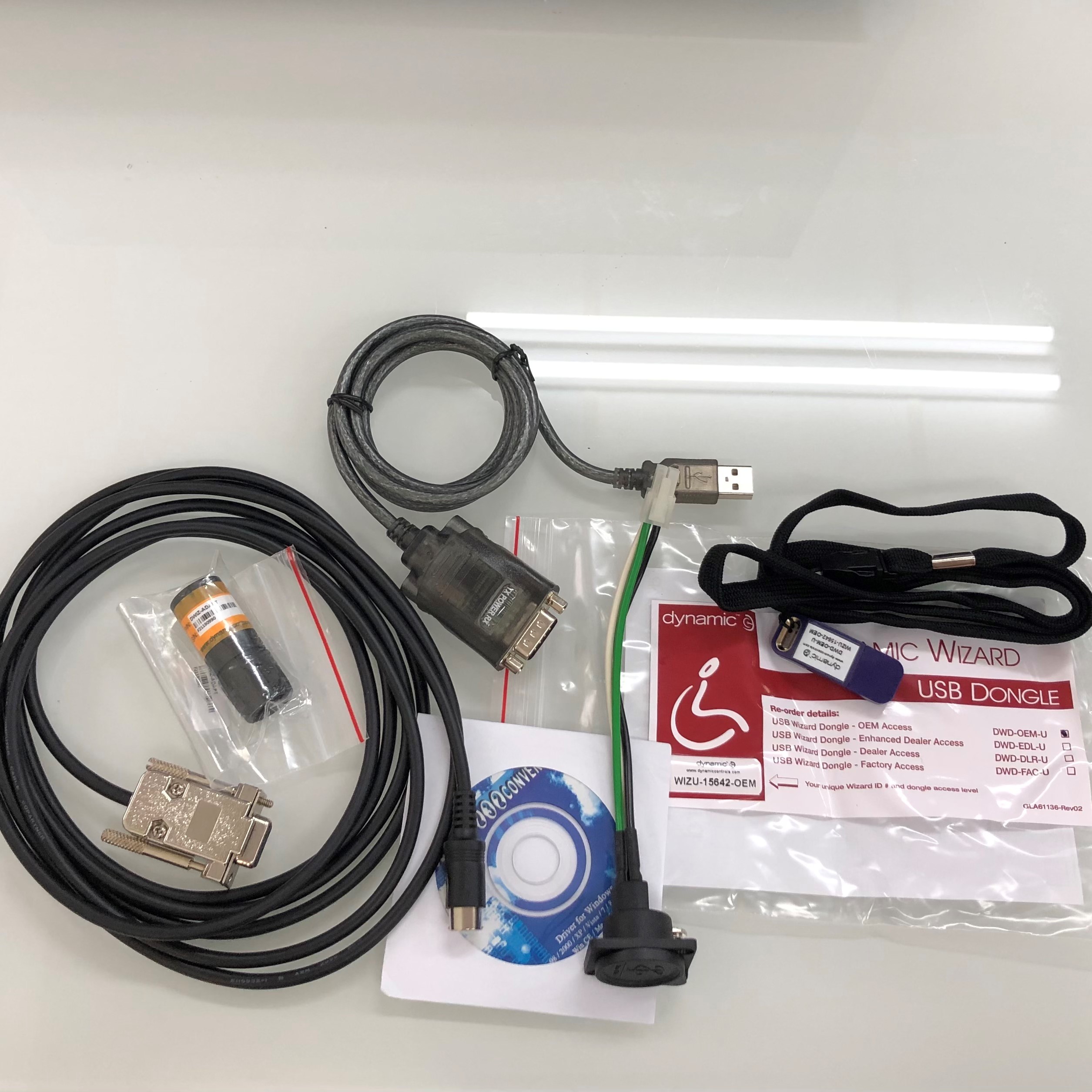 Инструмент программирования ПК Dynamic Wizard-программирование контроллера: Adapter, CABLE, DWD-OEM-U, XLR3 коннектор, Электрический скутер с ограниченными возможностями