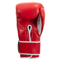 Gants de boxe MMA en cuir PU avec logo personnalisé, extensibles, imperméables, à lacets pour le poignet, universels, professionnels, pour le kick-boxing