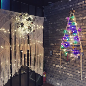 Tapiz de macramé bohemio para pared y puerta, ideal para arcos de boda - Product Image 2