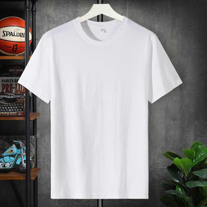 T-shirts en jersey pour hommes personnalisés de haute qualité 100% coton, vierges, écologiques, respirants, anti-froissement, séchage rapide, taille courte et grande - Product Image 3