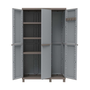 Armadio Terry Crattan 3 ante 102x39x170h cm, tre ripiani con vano portaoggetti - Product Image 1