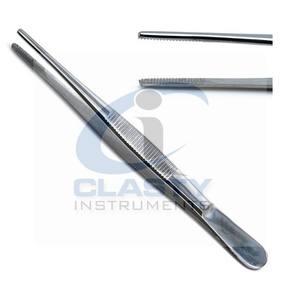 Pinzas Adson Instrumentos médicos de un solo uso Fórceps de vendaje de acero inoxidable Diente de 15 cm y herramientas quirúrgicas dentadas al por mayor - Product Image 3