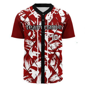Maillot de baseball personnalisé OEM, uniforme à la vente, logo personnalisé par sublimation, broderie pour baseball, softball, taille plus, imprimé - Product Image 5