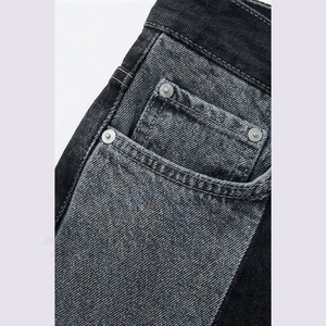 Custom <b>Men's</b> Summer Spring Autumn Solid Color Casual Slim Fit Lightweight <b>Jeans</b> Pants Mid <b>Waist</b> Elastic Waterproof Breathable - Product Image 5