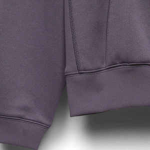 Sudadera con capucha larga y cremallera para hombre, ecológica, de otoño, de alta calidad, 100% algodón polar, ligera, transpirable, bordada - Product Image 6