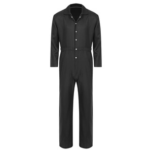 Mono de hospital de enfermera unisex, mono de manga larga con solapa, traje de vuelo para Halloween - Product Image 5