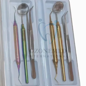 Juego de instrumentos quirúrgicos dentales de uso regular de acero inoxidable - Product Image 2