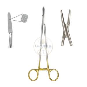 คีมล็อกเฮโมสแตทตรง + โค้งสำหรับทำเครื่องประดับ5.5สำหรับงานหนัก - Product Image 5