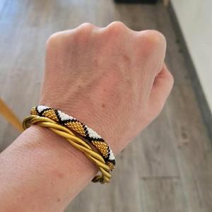 modernIndian Crafted <b>Antique</b> Brass Handmade <b>Bangle</b> for Woman and Man Special Occasion Jewelry at Wholesales - Product Image 1