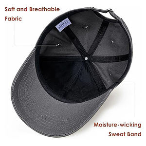 Gorra de béisbol clásica de alta calidad, 5 paneles, 6 paneles, 100% algodón, logotipo bordado, gorra de béisbol personalizada al por mayor - Product Image 4