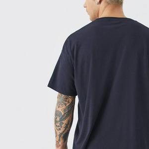 Camiseta de Manga Corta de Algodón y Felpa para Hombre, Color Sólido, Estilo Moderno, Secado Rápido, Corte Regular, Personalizable (OEM) - Product Image 5
