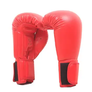 Saf deri özel logo markalı eğitim şampiyonası boks eldiveni vintage deri boks eldiveni