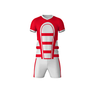 Nouvel Arrivage – Ensembles de Maillots de Rugby Personnalisés 100% Polyester Respirant à Séchage Rapide – Faible MOQ (25 Ensembles) – Vente en Gros – Chemises et Shorts pour Hommes - Product Image 1