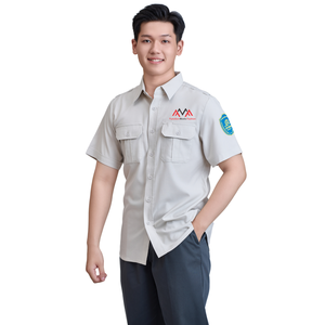 ชุดทำงานสำหรับผู้ชาย ชุดช่างไฟฟ้า ยี่ห้อ FMF ผลิตในโรงงานเสื้อผ้าในเวียดนาม พร้อมโลโก้ - Product Image 1