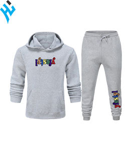 ชุดวอร์มสำหรับผู้ชายชุดออกกำลังกายแขนยาวผ้าคอตตอน100% กางเกงขายาวทรงหลวมดีไซน์ใหม่2025 - Product Image 3