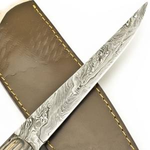 Cuchillo de Exterior Multiusos de Grado Industrial con Hoja de Damasco - Product Image 3