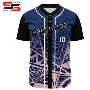 Maillots de baseball personnalisés en gros, uniformes de softball personnalisés, chemises imprimées avec nom et numéro, impression numérique, lettres respirantes - Product Image 5